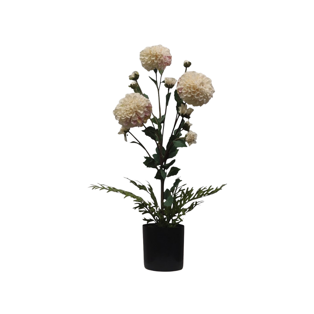 70cm Artificial Pompom Dahlia Plant Aplant1278