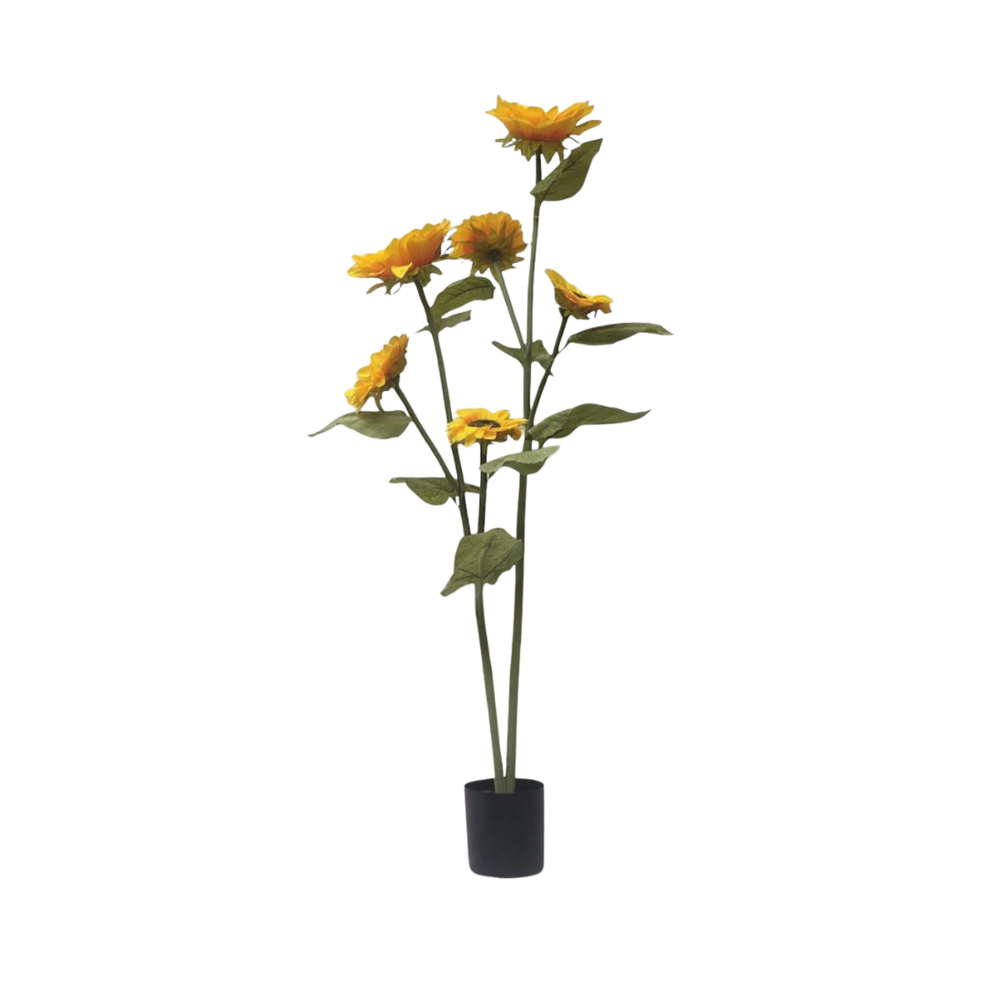 125cm Tall artificial sunflower plant Aplant1281
