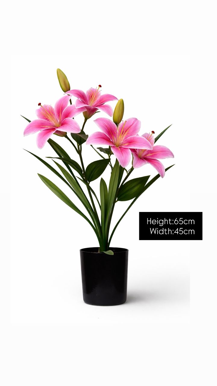 65cm Artificial lily plant
