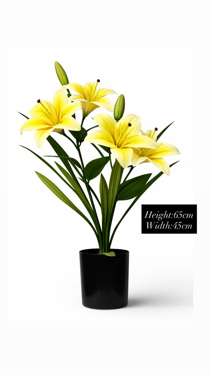 65cm Artificial lily plant