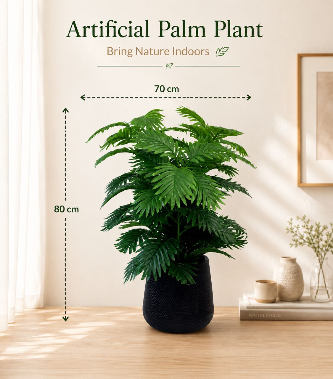80cm Artificial Palm Plant, home decor, events, garden