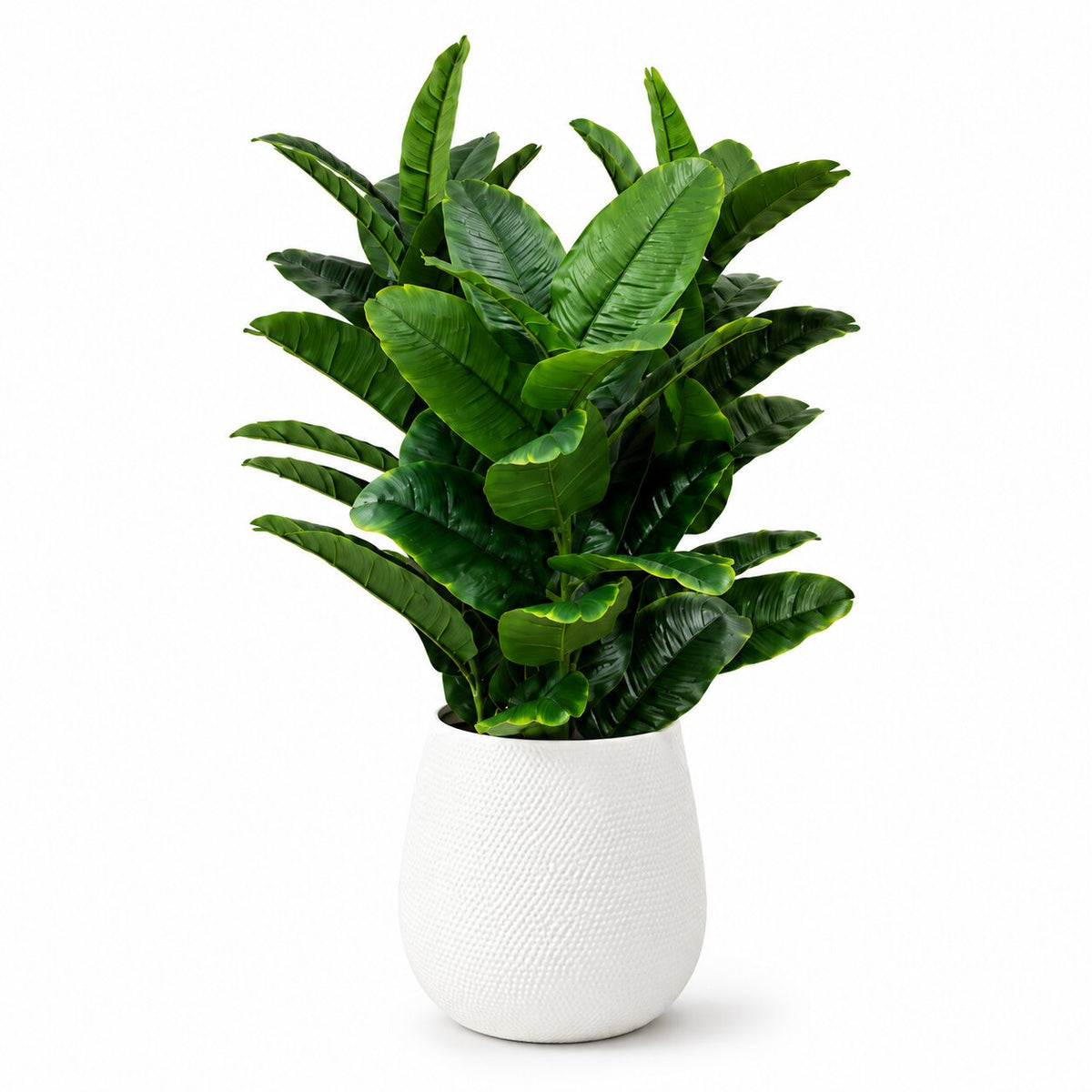 90cm Artificial Young Traveller Plant with White Pot