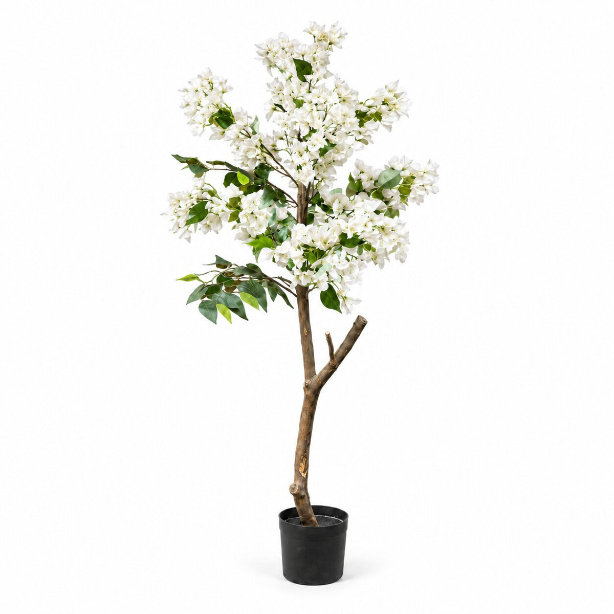 120cm Premium Artificial Bougainvillea Tree | Realistic Pink Blossom Tree | Indoor Office, Hotel & Home Décor | Ready to Display