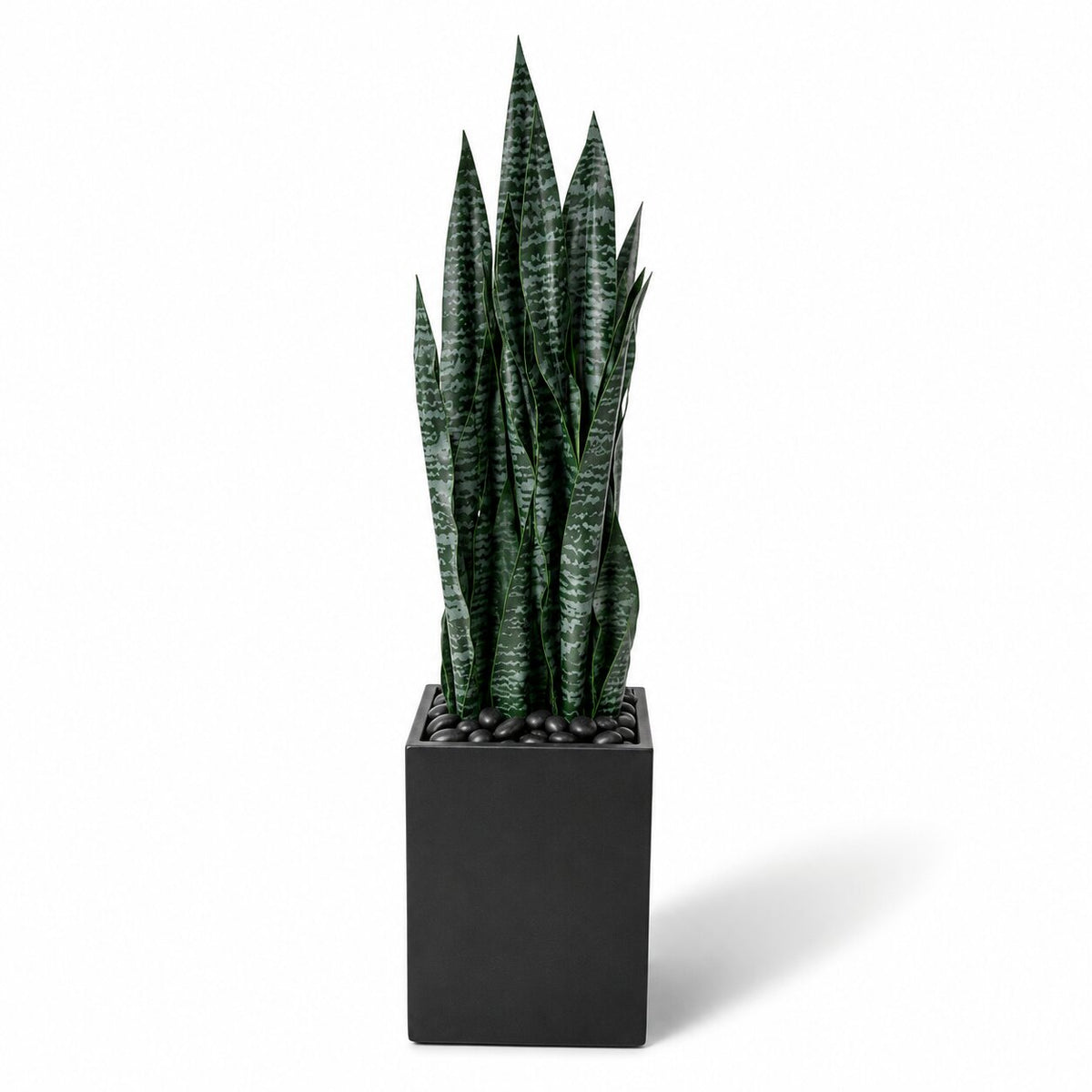 125cm Artificial Snake Plant Premium for Home, Office and Garden Decoration