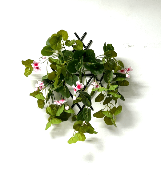 Artificial Plant bush set with a hanger for wall display Aplant546a