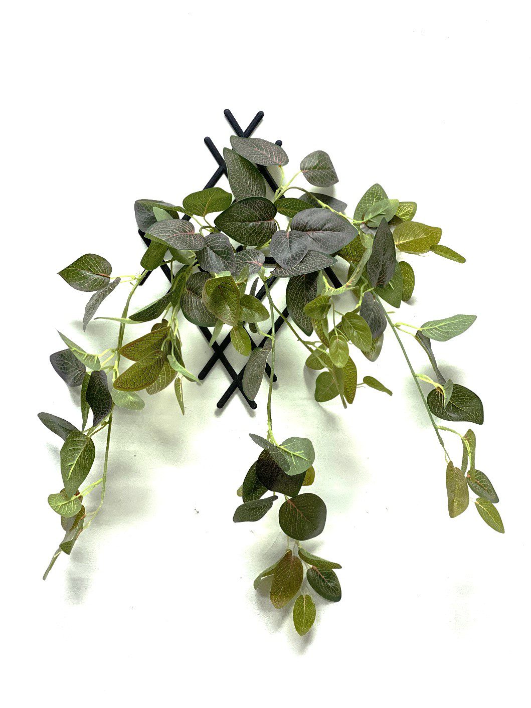 Artificial Plant bush set with a hanger for wall display Aplant546g