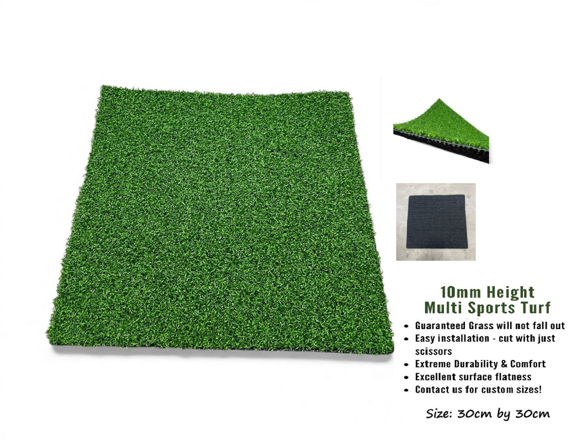 30cmx30cm Artificial Carpet Grass 10mm Multi Sports Turf