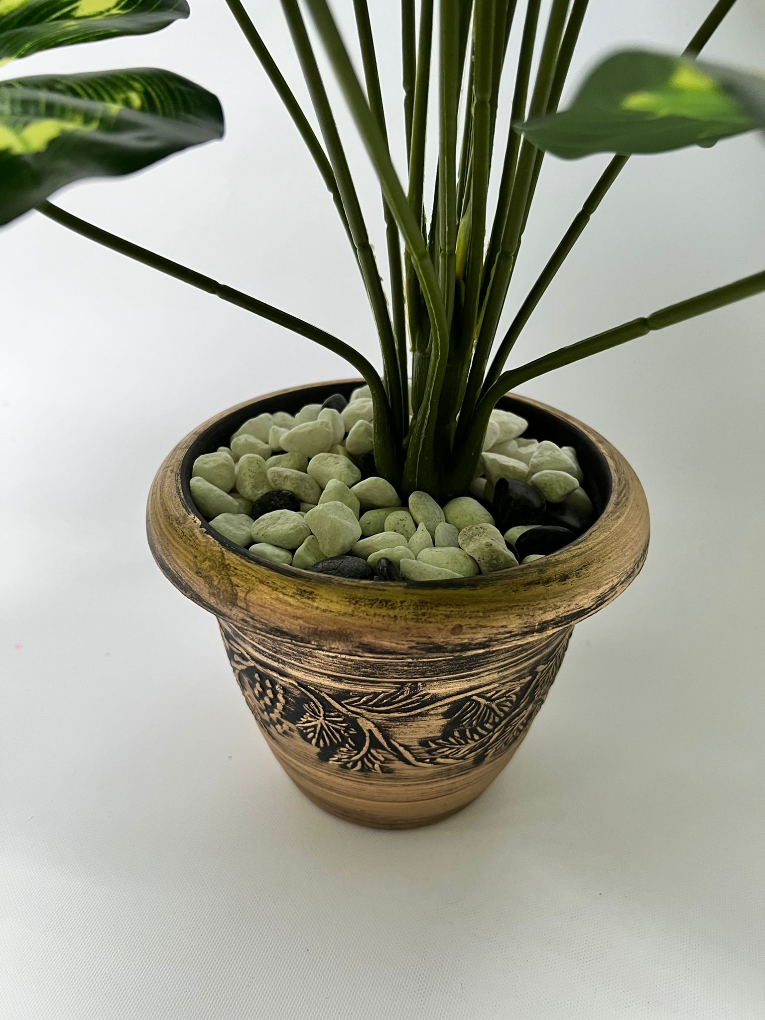 75cm Plant Peacock x 24 leaves artificial, home, deco Aplant604a