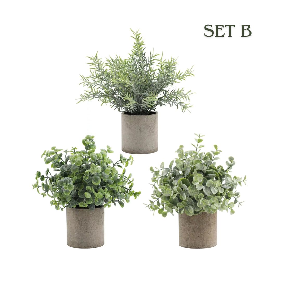 18cm Artificial Shrubs in Pot Home Office Deco Aplant608b1