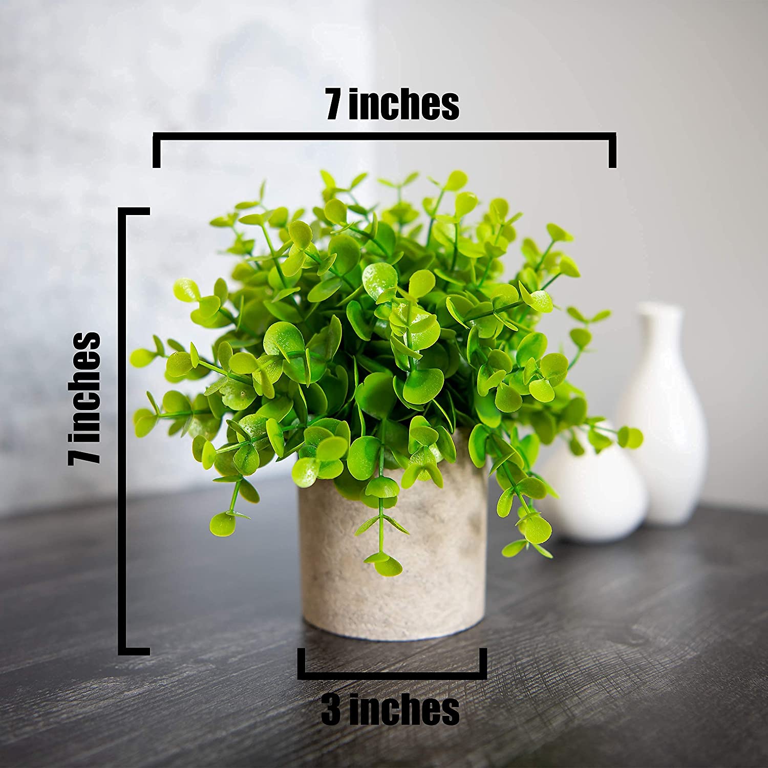 18cm Artificial Shrubs in Pot Home Office Deco Aplant608b3