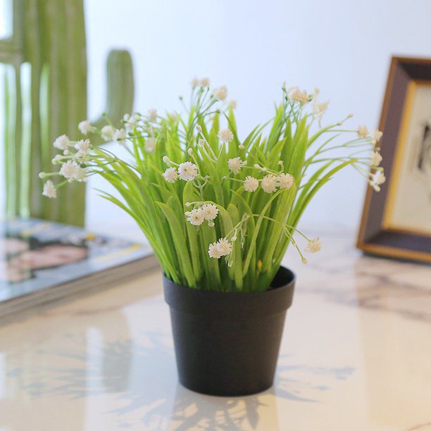 21cm Flower Wild Gypsos with Pot Artificial Aplant609