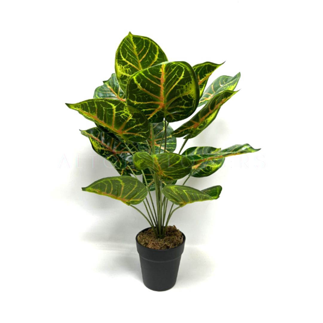 60cm Plant Artificial Red Veined Sorrell Trao, home deco, garden, event. Aplant686