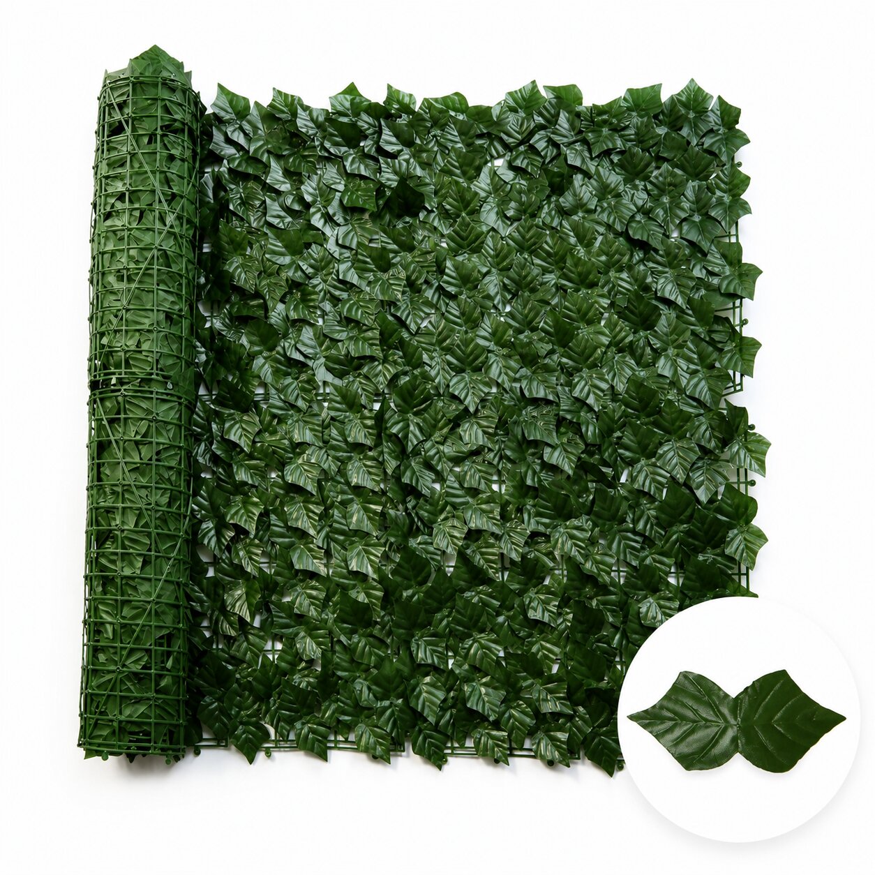 3m x 1m Artificial Leaf Privacy Fence Roll | Faux Ivy, Philodendron, Pothos, Grape Vine & Calathea Hedge Screen