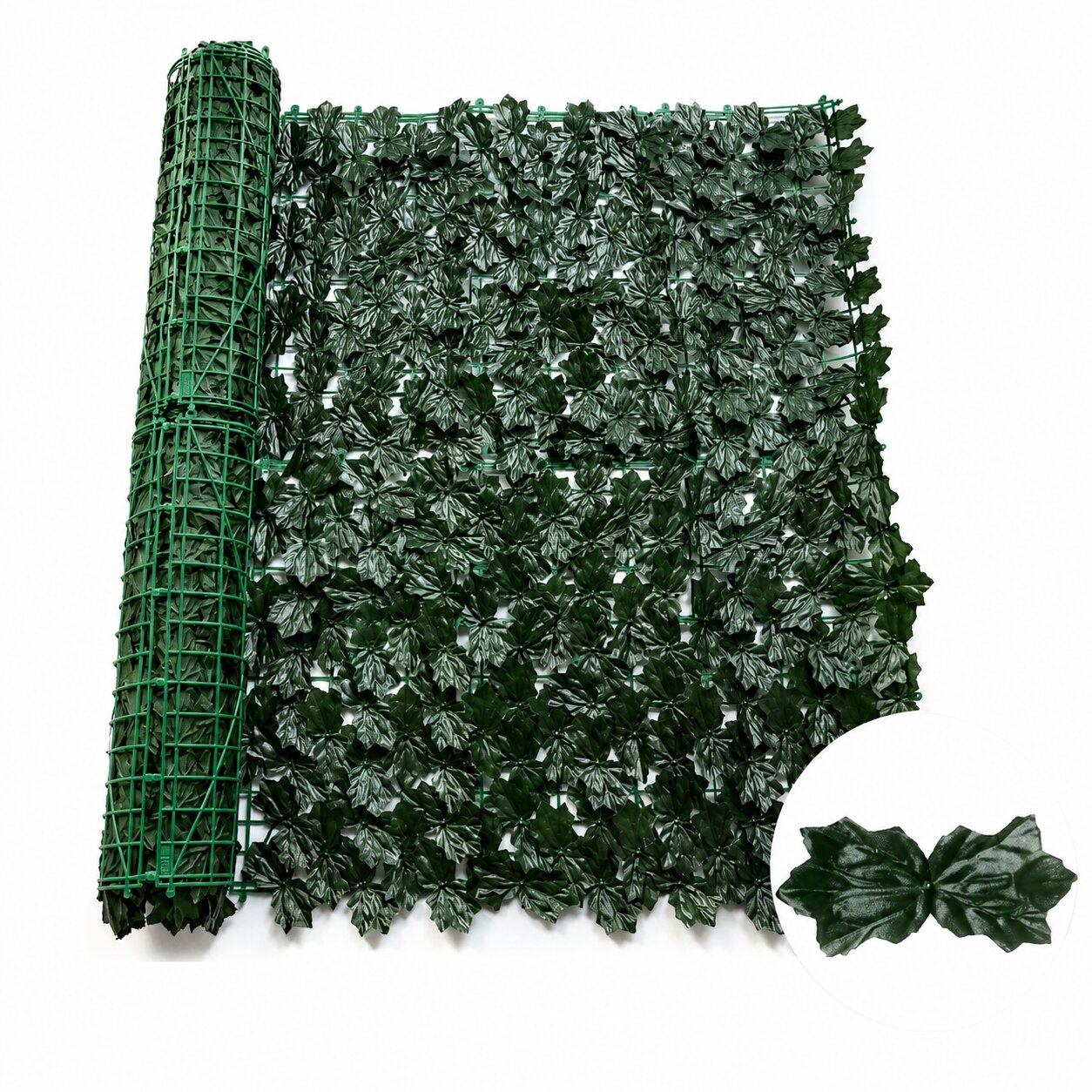 3m x 1m Artificial Leaf Privacy Fence Roll | Faux Ivy, Philodendron, Pothos, Grape Vine & Calathea Hedge Screen