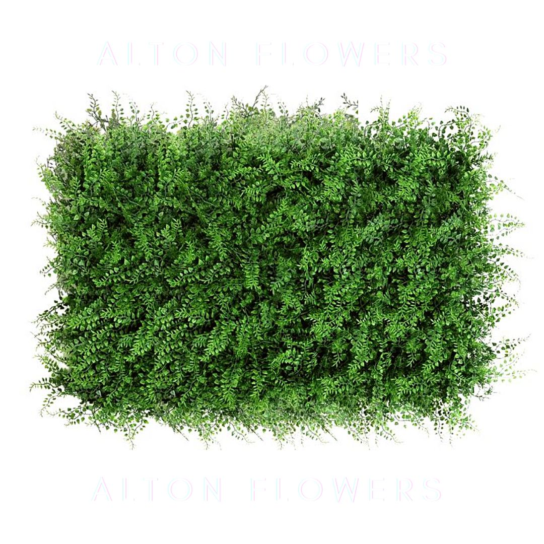 Artificial Grass Panel Mixed Ferns 60cm x 40cm Plant Wall Vertical Garden Floors Homes Offices Events Aplant830
