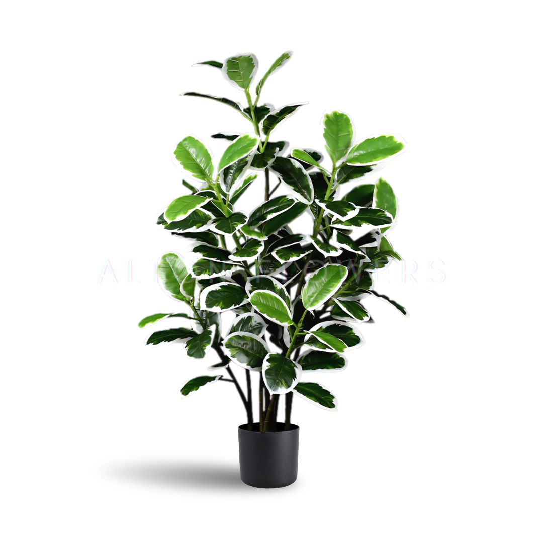 140cm Artificial Plant Variegated Fiddle Fig Plant, faux plant, fake plant, home decor, events, garden Aplant843