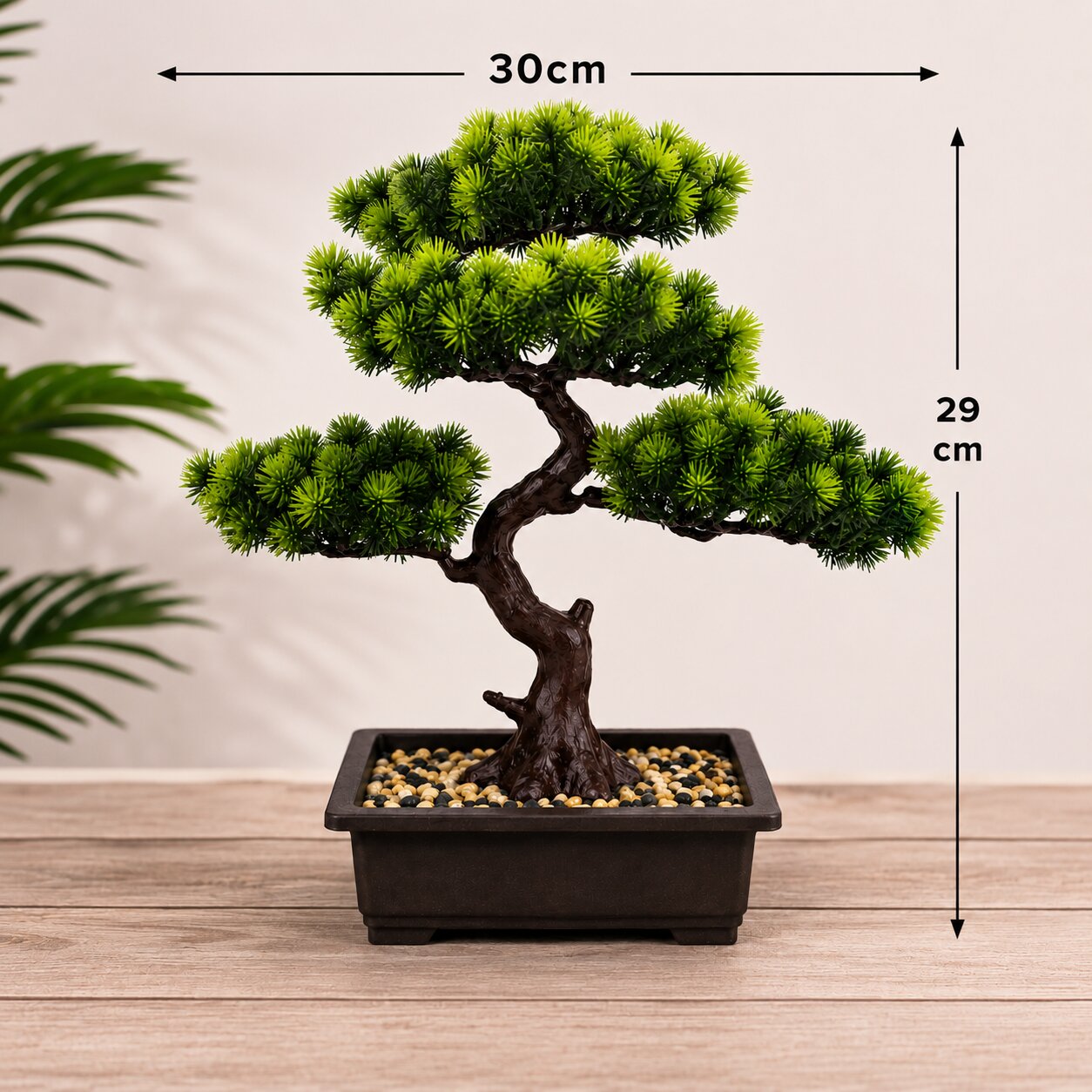 Artificial 29cm bonsai plant for home decor and garden events, realistic green foliage from Alton Flowers N Gifts.