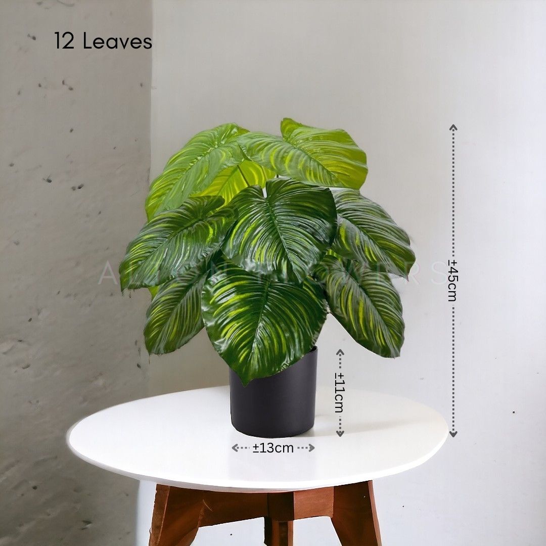 45cm Orbifolia Artificial Plant home decor, events, garden Aplant879 - Alton Flowers
