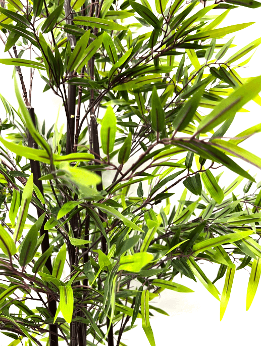 Artificial purple bamboo plant in a pot, 160cm tall, Alton Flowers faux Zen-style bamboo for home decor or garden spaces.
