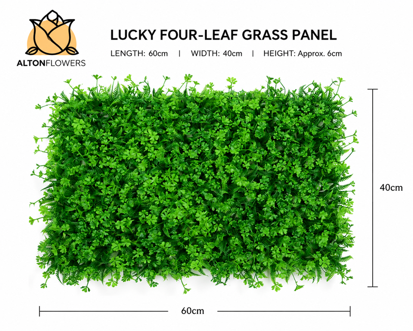 (Local Ready Stock) Artificial Greenery Panel Wall Carpet Grass Plant Backdrop Hanging Scenery