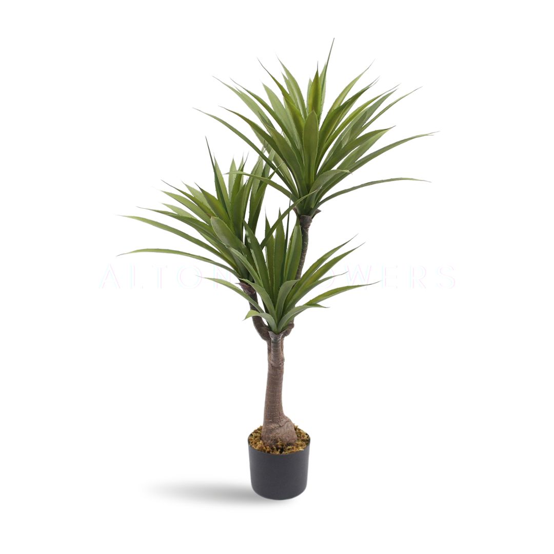 105cm Plant Artificial Yucca x3 heads, Garden, home decor, events, balcony Aplant953