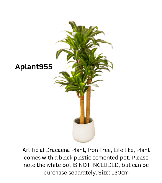 130cm Artificial Plant Dracaena x3 heads, home decor, garden, balcony, flowers, Aplant955