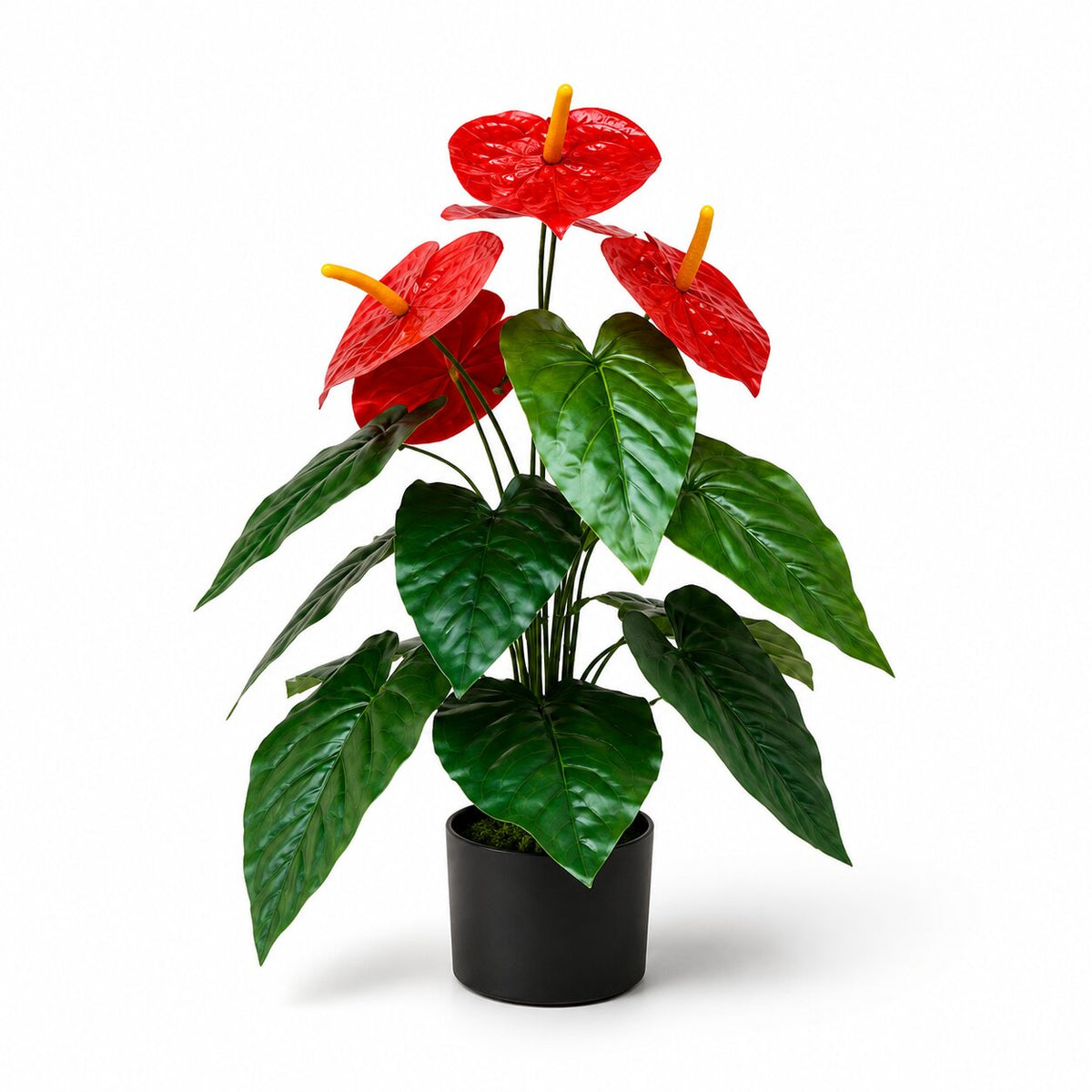 68cm Plant Artificial Anthurium, life like, home decor, garden, events
