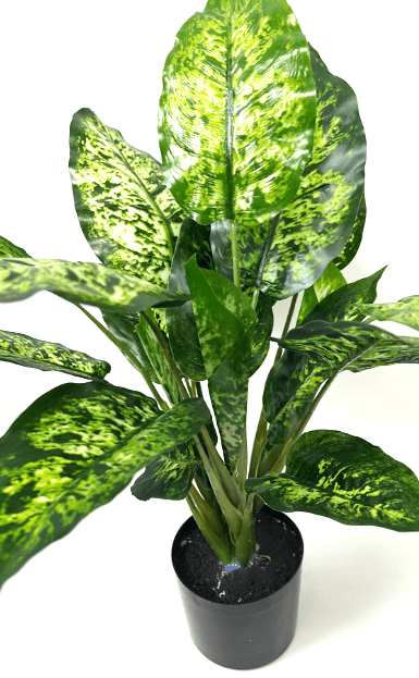 60cm Artificial Plant x3 stems in Black Plastic Pot, home decor, garden, event. Aplant968