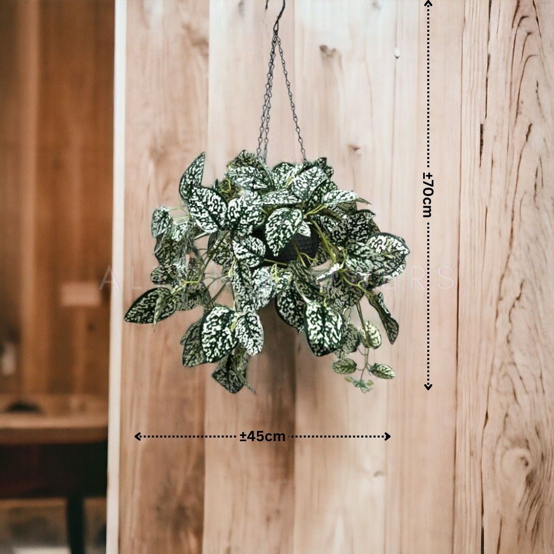 Artificial Plant Hanging with double layer plastic pot, home decor, events, garden Aplant993