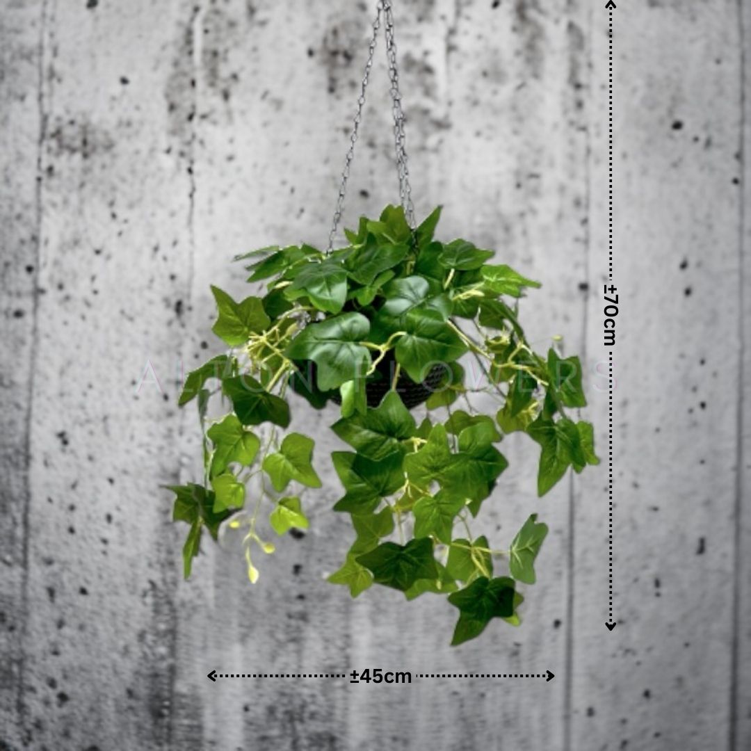 Artificial Plant Hanging with double layer plastic pot, home decor, events, garden Aplant994