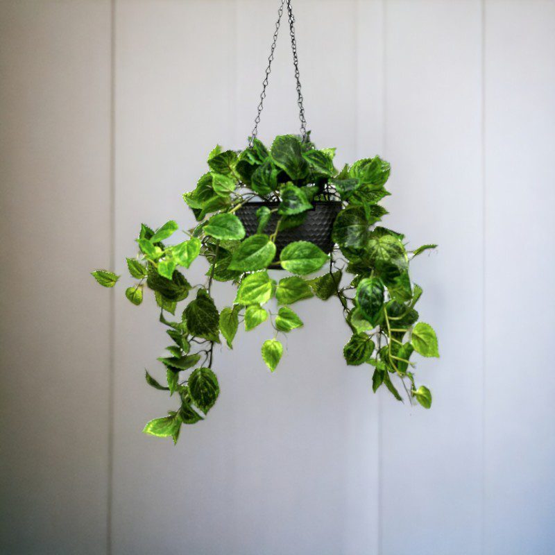 Artificial Plant Hanging with double layer plastic pot, home decor, events, garden Aplant998
