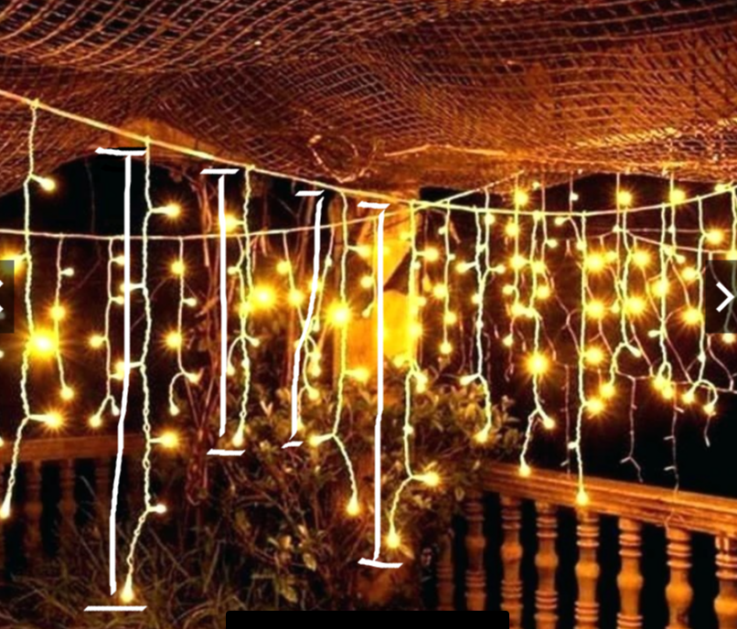 Decorative Warm White coloured lights, Ramadan, Hari Raya, Season, home decor Asea099