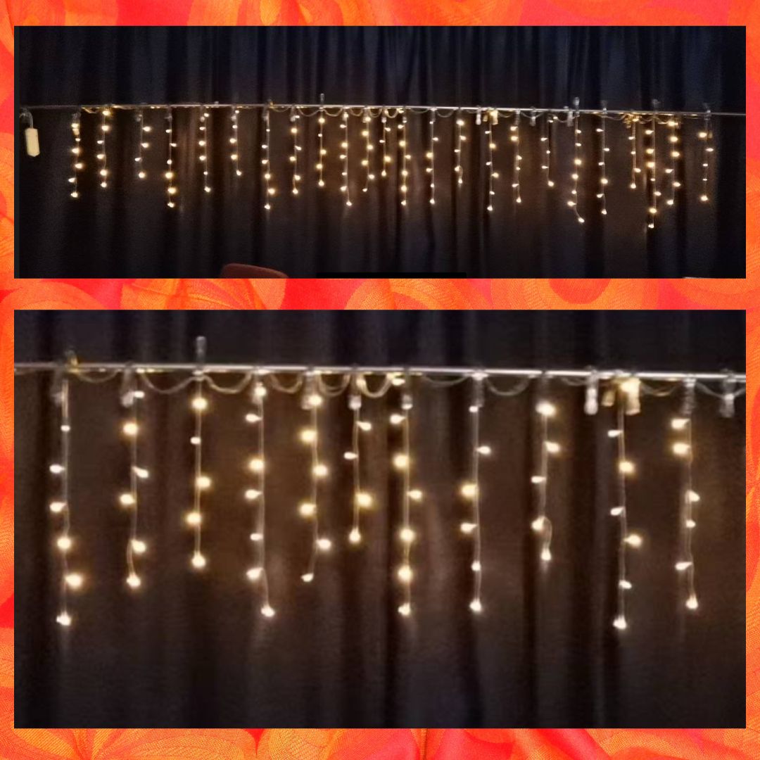 Decorative Warm White coloured lights, Ramadan, Hari Raya, Season, home decor Asea099