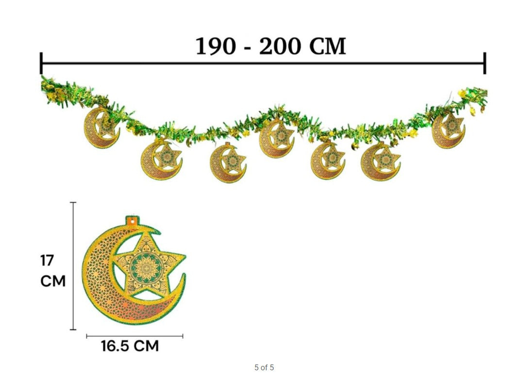 Ramadan Hanging Decoration ,Perfect for Raya home decor Asea131-6 - Alton Flowers