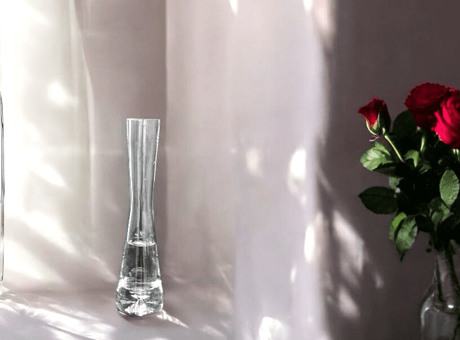 Vase Glass Single, flower, plants, artificial, events Avase180