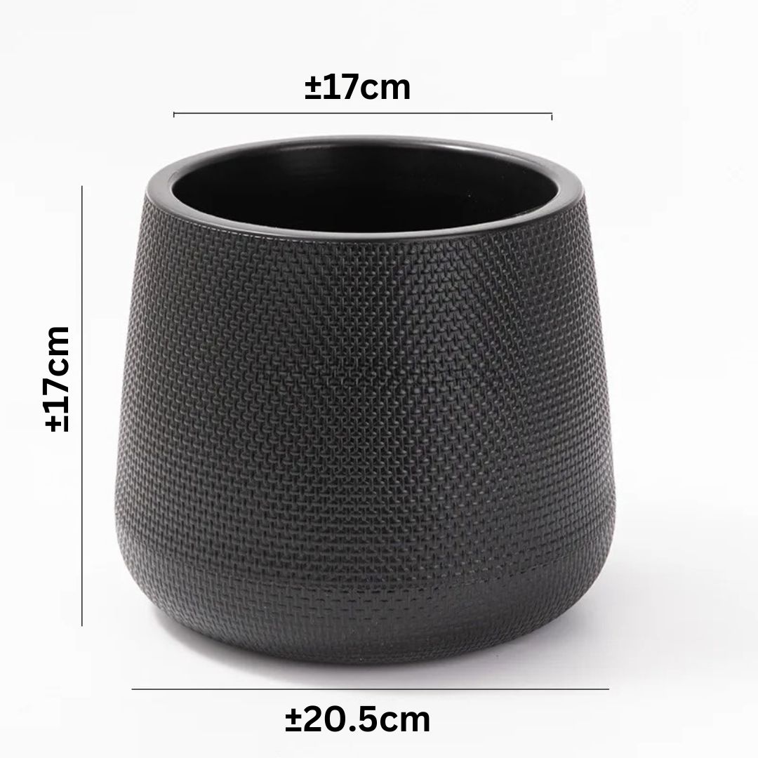 17cm Planter for plants, both artificial & fresh, Plastic Avase207-XS