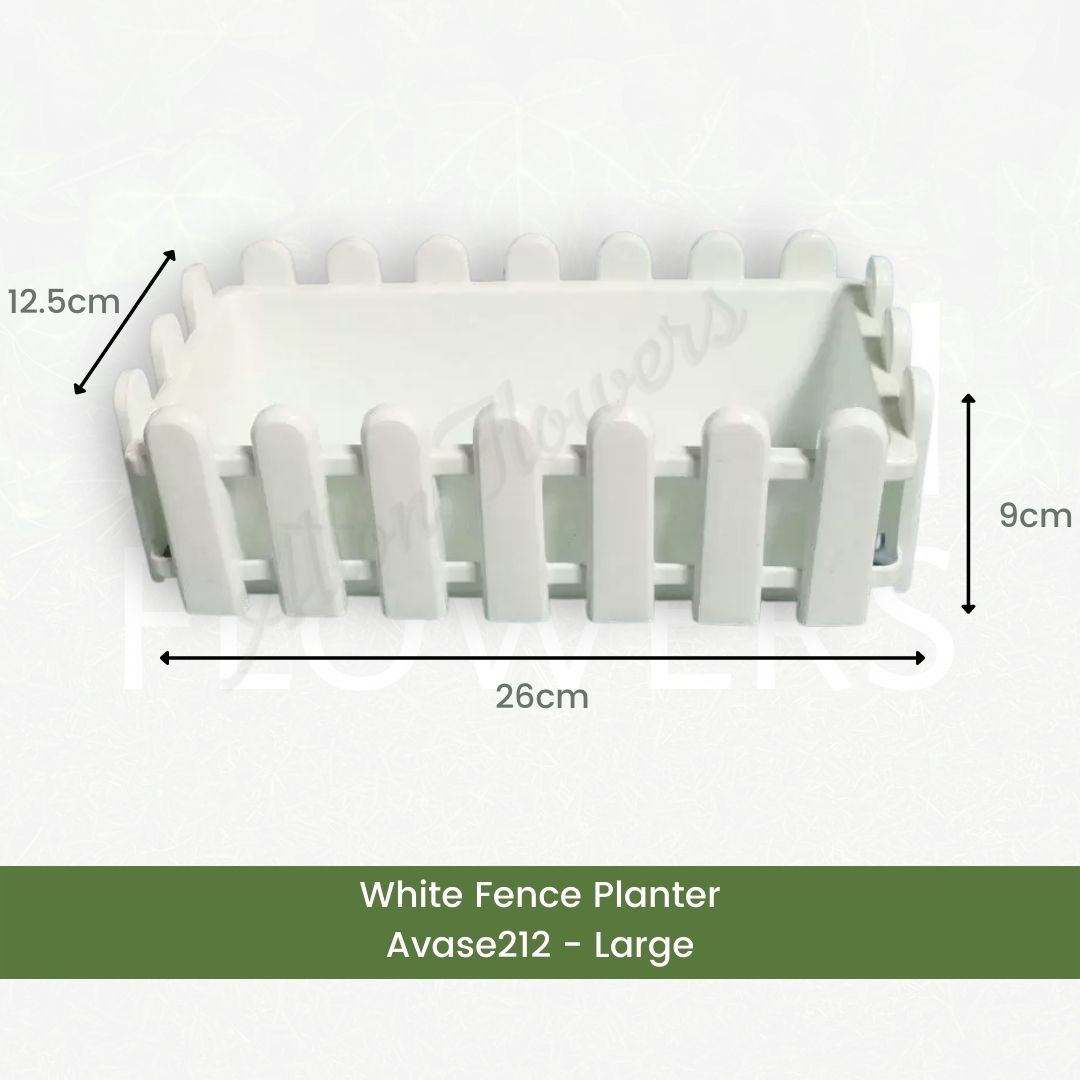6.5cm-9cm Planter pot rectangular plastic Avase212