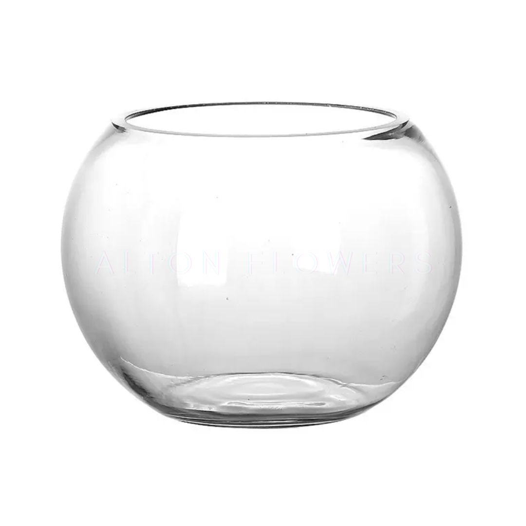 15cm diameter Glass Vase for flowers, home decor, events Avase287