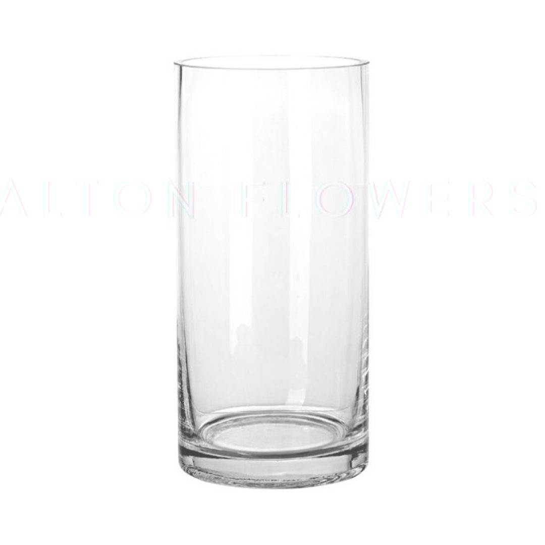 20cm Clear Glass Vase