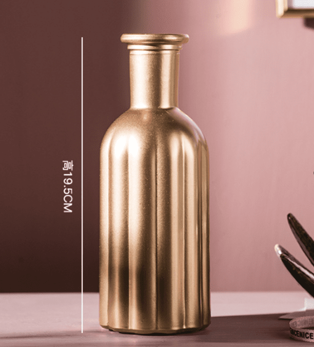 12.5cm-19.5cm Premium High Quality Nordic Rosegold Glass Vases, home decor, events weddings Avase322