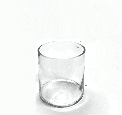 15.5cm Cylindrical Glass Vase for flowers, home decor, events Avase346