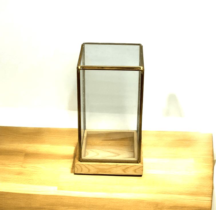 Glass box for flowers & etc., wedding, events, engagement. Avase347