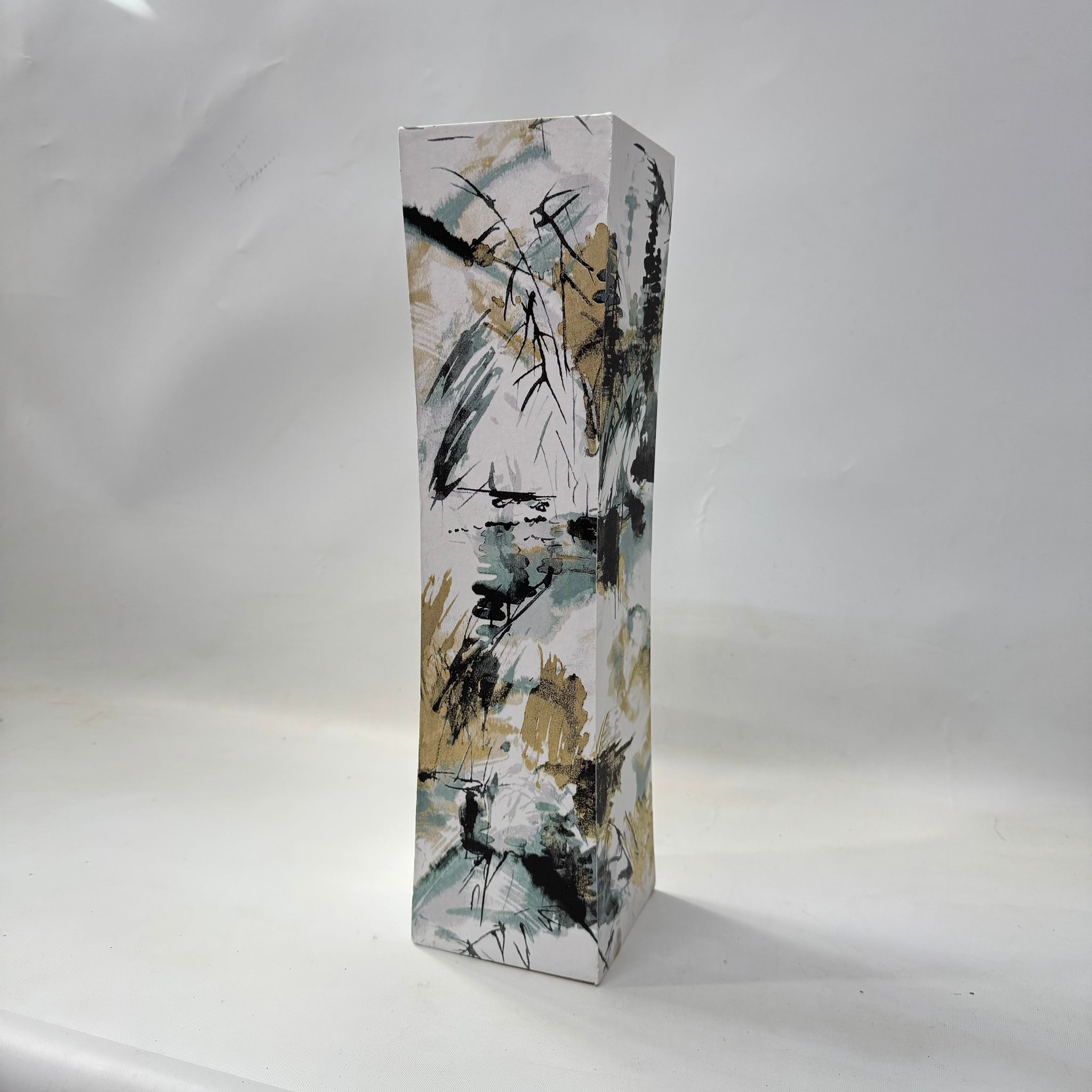 Vase Wooden Tall, flowers, garden, home decor, events Avase366