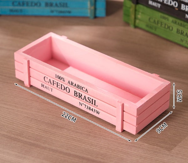 5cm Planter Wooden Box for both fresh & artificial plants