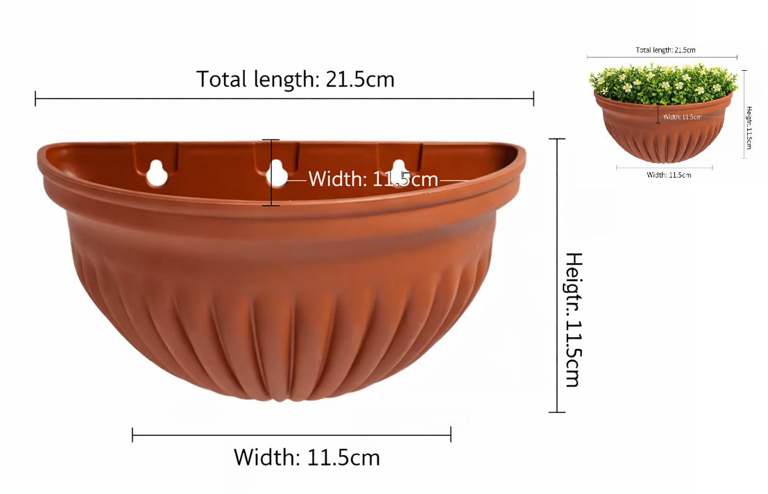 Wall Hanging Plastic Planter Pot Avase426 - Alton Flowers