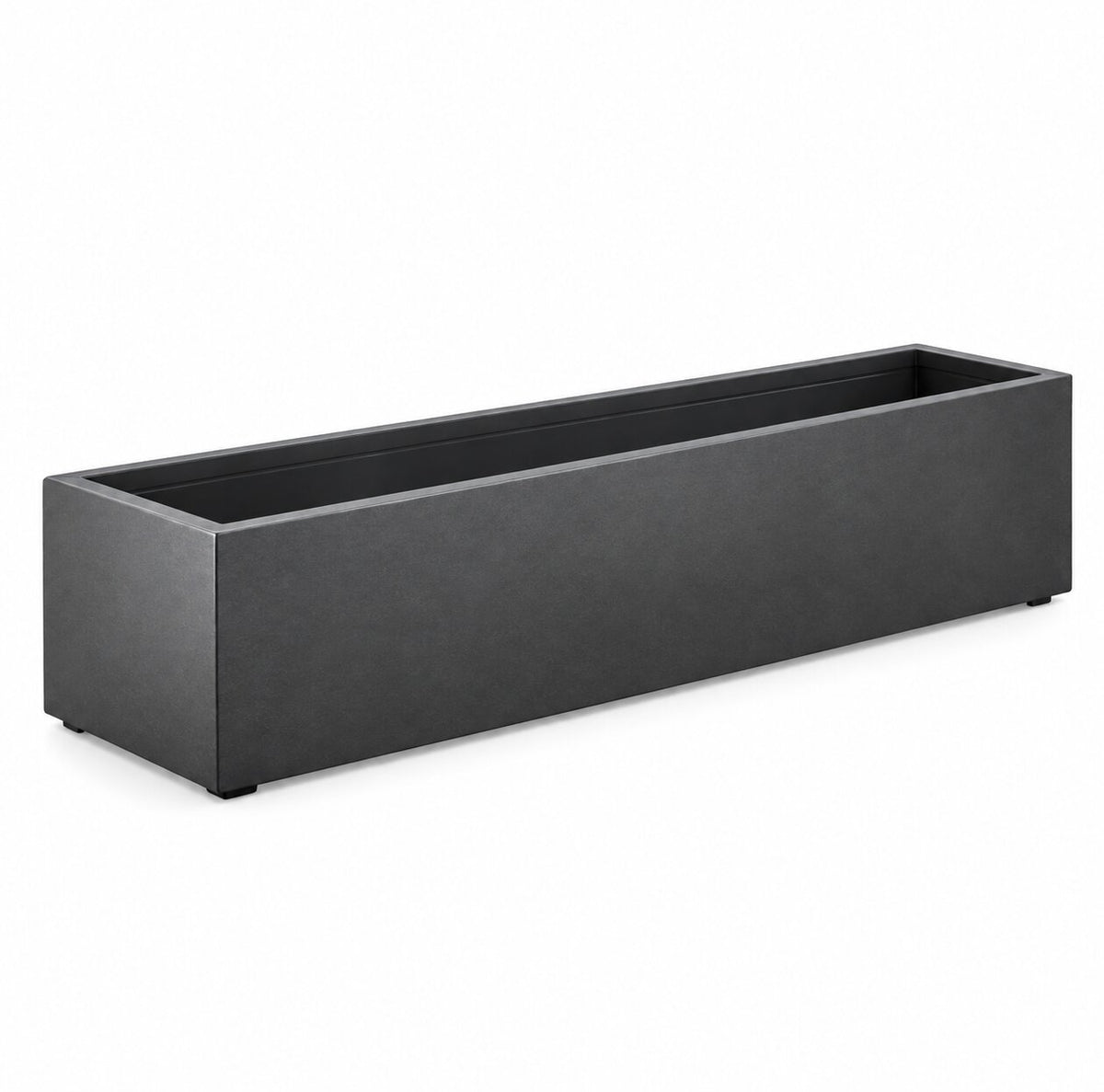 30cm Premium Fiberglass Rectangular Planter Box 100x30x30cm | Waterproof Outdoor & Indoor Flower Pot | Suitable for Live & Artificial Plants