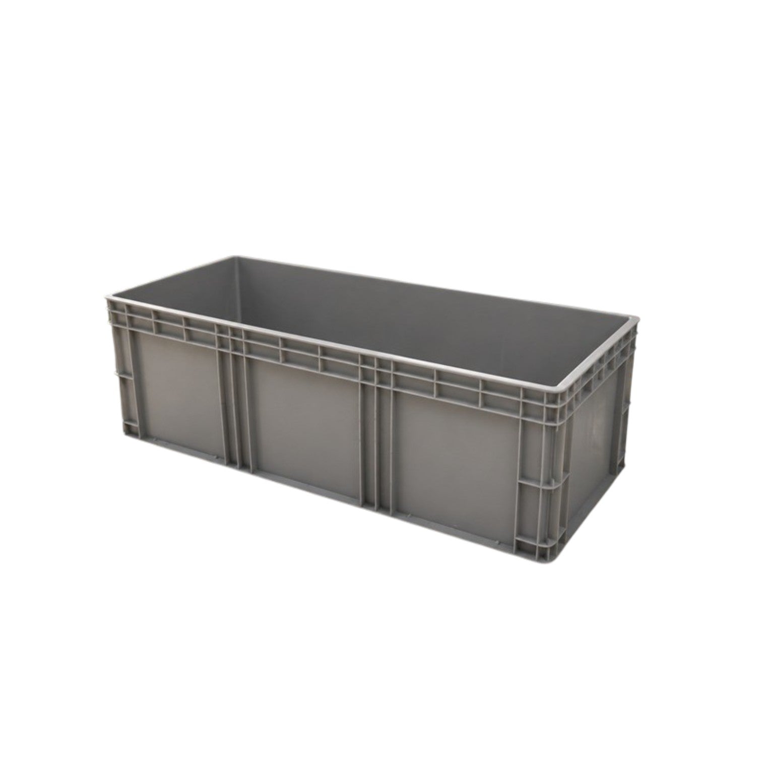 38cm Heavy Duty Grey Plastic Planter | Storage Trough – 120cm x 50cm x 38cm