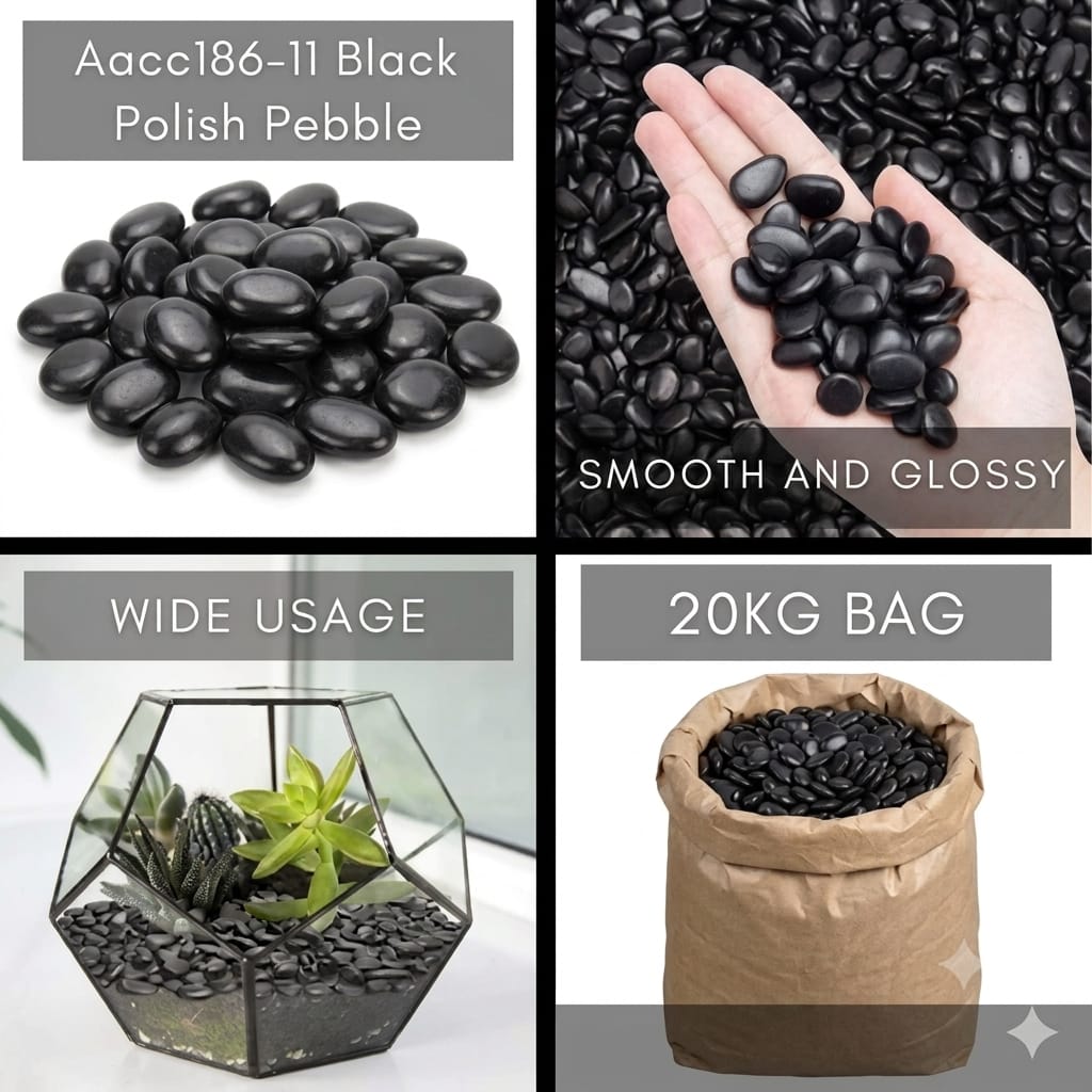 Pebbles for arrangement, plants, gardens, home décor, soil Aacc186