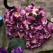Flowers Hydrangeas (artificial) arranged in a ceramic pot. AAA435