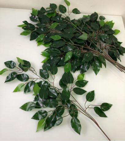 Artificial Leaves Ficus Spray, home decor, garden, events Afoil0118
